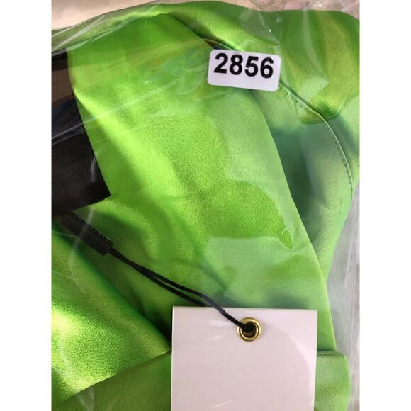 Retrofete Saige Blazer Double Breasted Gold Buttons Lime Punch NWT Small - Picture 14 of 14